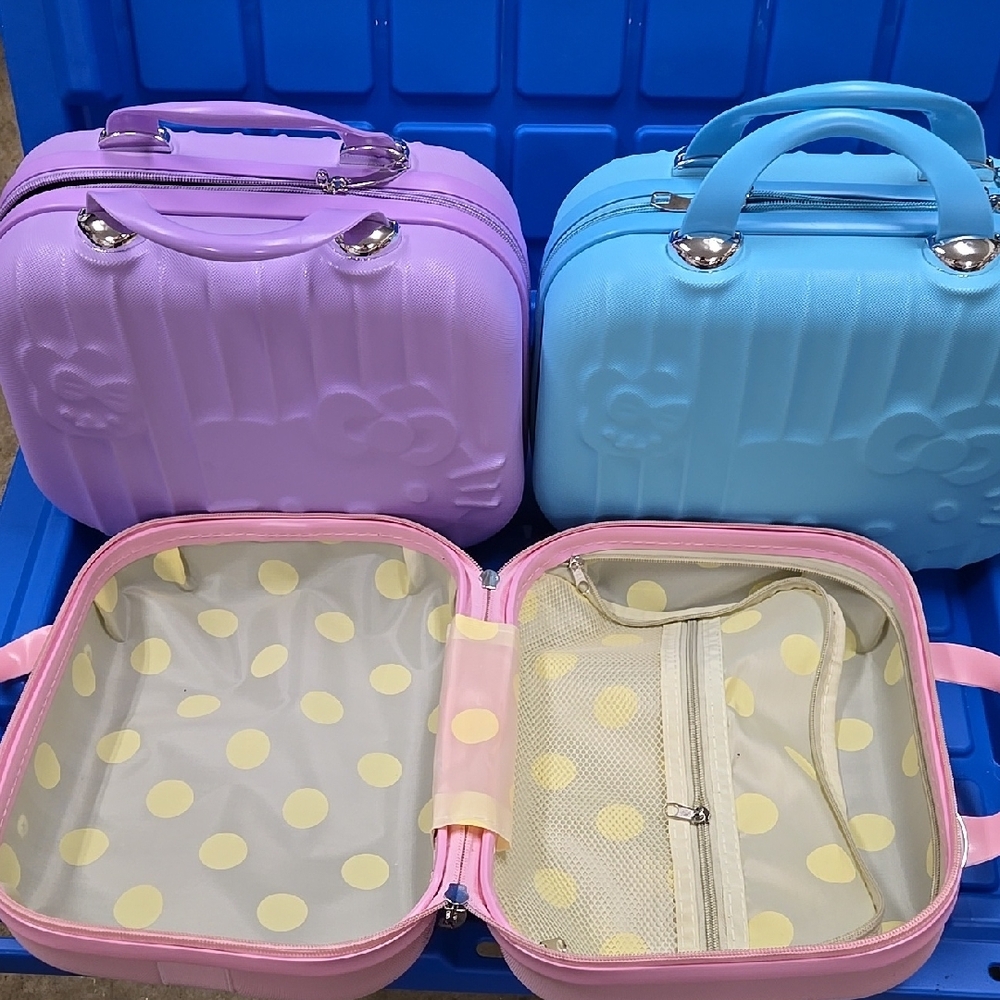 Hello Kitty Pastel Hard Shell Cosmetic Cases